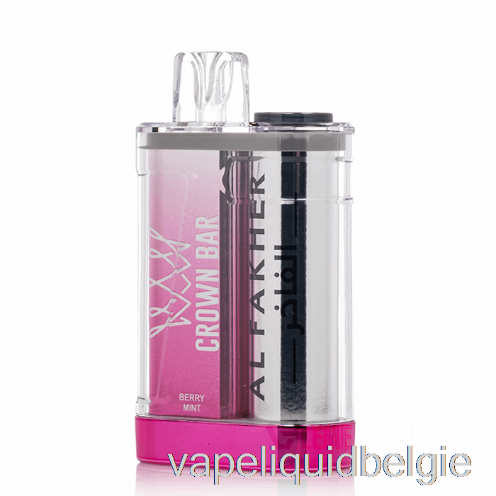 Vape België Al Fakher Crown Bar Crystal 9000 Wegwerp Berry Mint